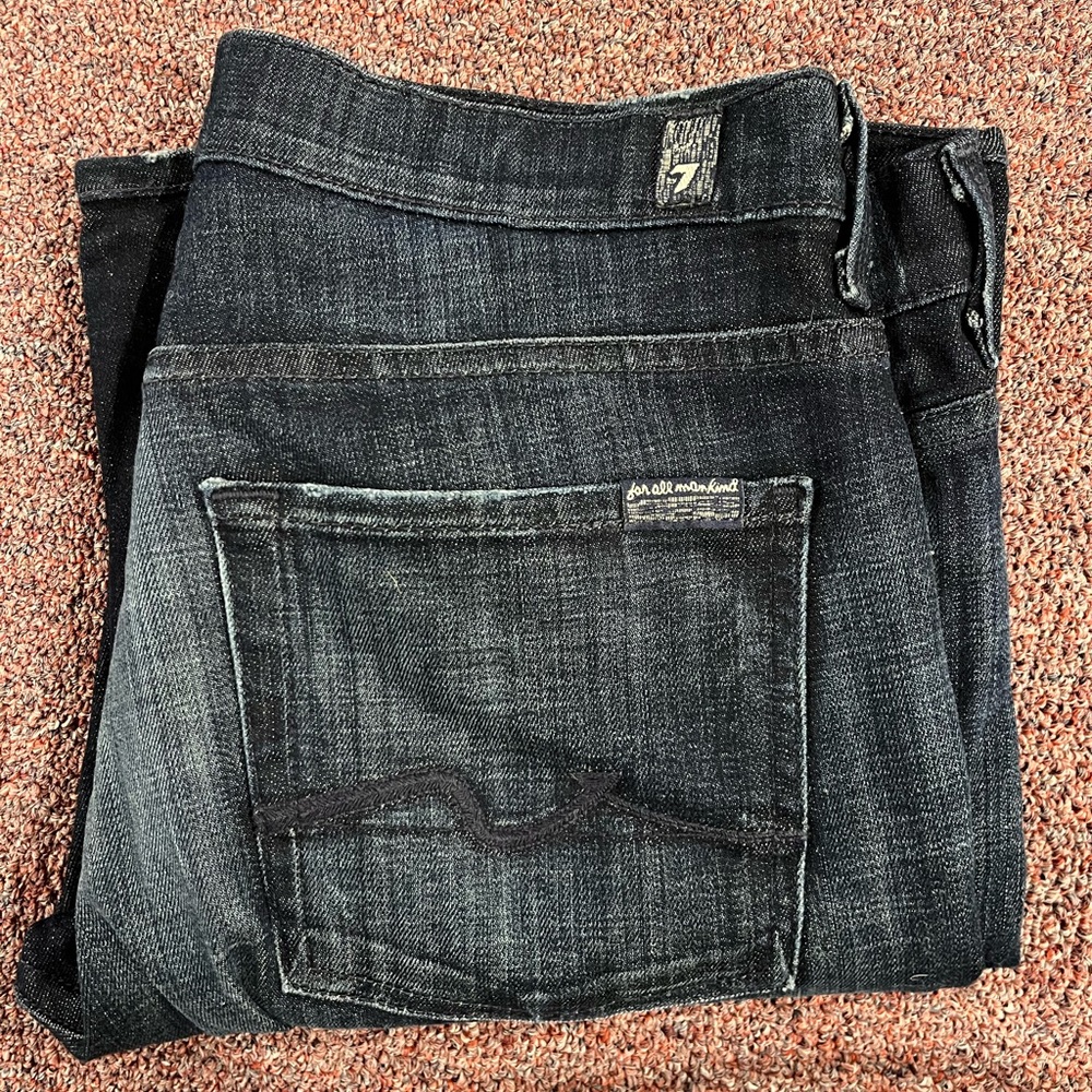 Seven for All Mankind 32 high waist bootcut jeans. VGUC